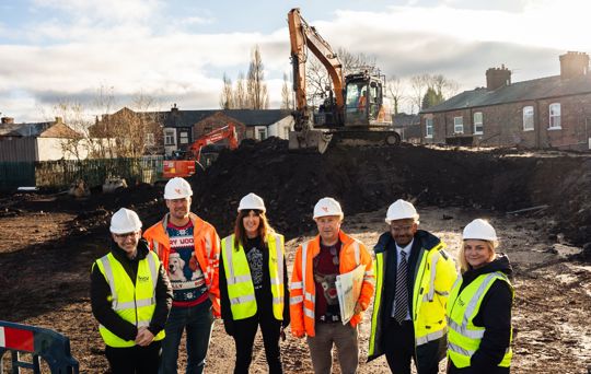 Project 500 Milestone: New Homes Underway in Harpurhey