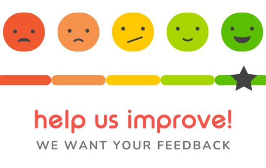 We Value Your Feedback