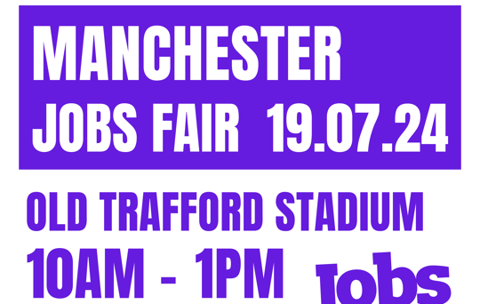 We are excited to be part of the Manchester Jobs Fair on 19 July